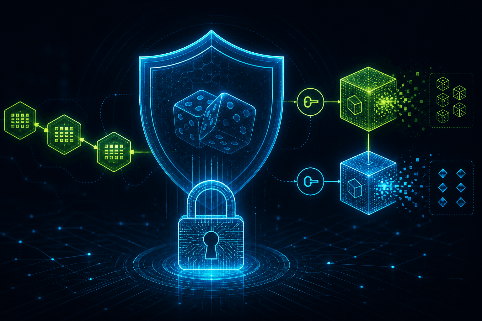 Wallet security and mobile trading illustration